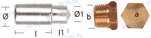 Anodo Lombardini Zinc C/tapon