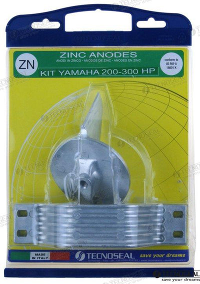 Kit Anodos Zinc Yamaha 200-300HP Tecnoseal