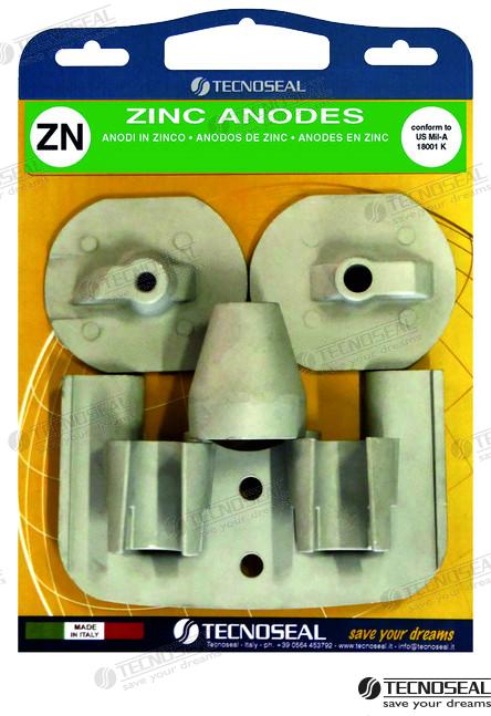 Kit Anodos Zinc Yanmar Stern Drive Tecnoseal