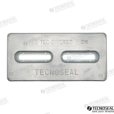 Anodo Placa Zinc Divers 305X152X25MM Tecnoseal