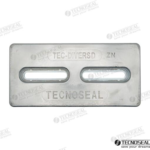 Anodo Placa Zinc Divers 305X152X25MM Tecnoseal