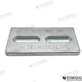 Anodo Placa Zinc Divers 305X152X25MM Tecnoseal