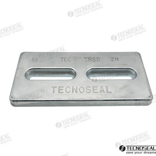 Anodo Placa Zinc Divers 305X152X25MM Tecnoseal