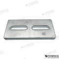 Anodo Placa Zinc Divers 305X152X25MM Tecnoseal