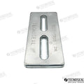 Anodo Placa Zinc Divers 305X152X25MM Tecnoseal