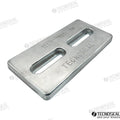 Anodo Placa Zinc Divers 305X152X25MM Tecnoseal