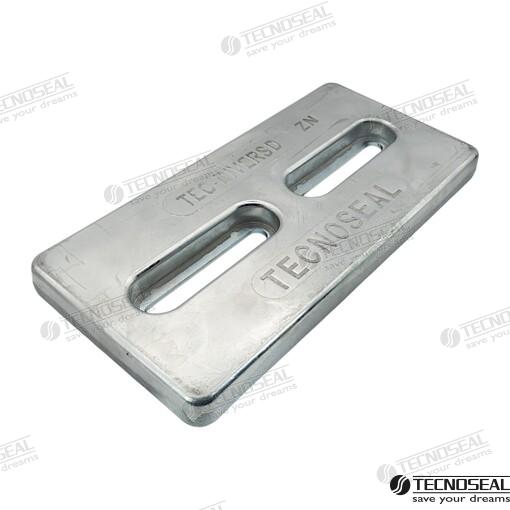 Anodo Placa Zinc Divers 305X152X25MM Tecnoseal