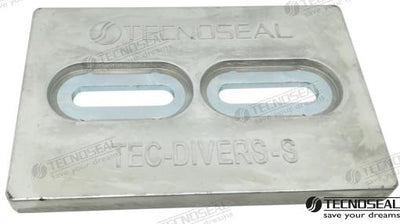 Anodo Placa Zinc 152X102X13MM Minidivers Tecnoseal