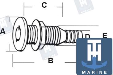 Pasacascos Para Mangueras De 29 Mm. Onan (Ref. THTH-1202)