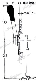 Mando Lateral Vela Seastar-Dometic
