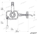 Mando Lateral Negro C/ Paro Motor Seastar-Dometic