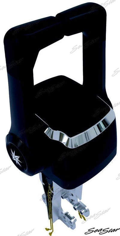Mando Consola Doble Negro Seastar-Dometic