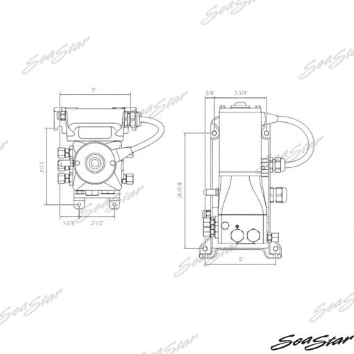 Kit Electrohidraulico Spa 12 V Seastar-Dometic