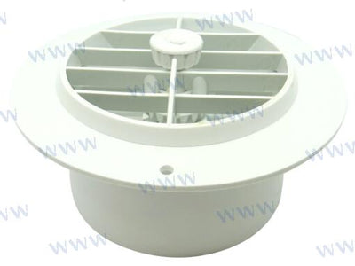 Rejilla Pvc Ajustable Blanca Dim. 100MM Webasto