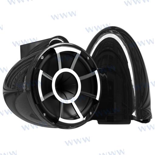 Altavoces Rev 10 W-x V2 Wake Negro-par Wet Sounds (Ref. WETREV10B-XV2)