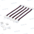 Kit 5 Cables Empalme Rgb Wet Sounds