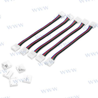 Kit 5 Cables Empalme Rgb Wet Sounds