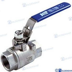 VALVULA BOLA 3/4"  INOX.