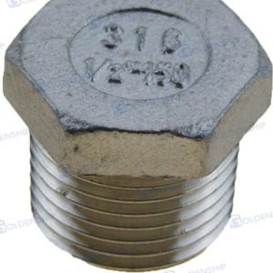 TAPON MACHO INOX 1/2