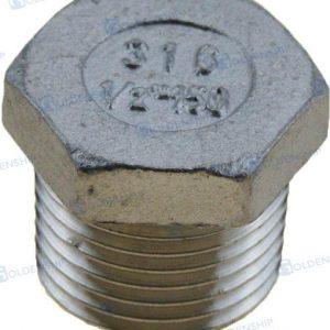TAPON MACHO  INOX    1"