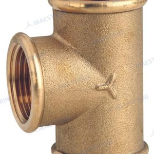 RACOR TEE 1/2'' H.H.H. EN LATON CR