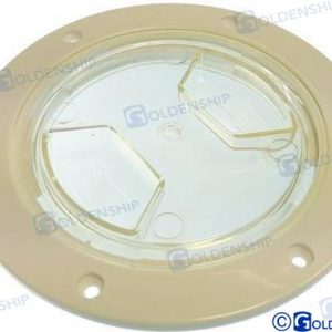 TAPA REGISTRO 127MM TRANSPARENTE