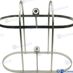 SOPORTE 2 DEFENSAS INOX 2X20 CM