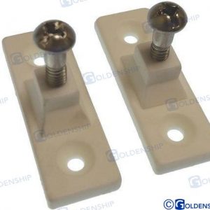 SOPORTE LATERAL NYLON BLANCO (PACK 2)