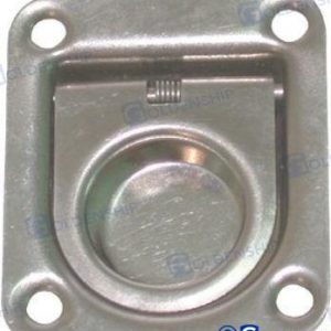 TIRADOR INOX  65 X 56 X 1 MM