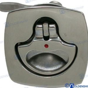TIRADOR INOX CUADRADO C/LLAVE 63X63