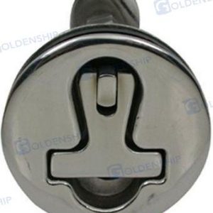 TIRADOR INOX "T" C/LLAVE D. 79MM