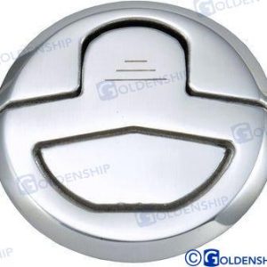 TIRADOR INOX REDONDO 51 MM