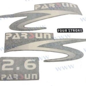 TOP COWLING STICKER FOR 2.6HP
