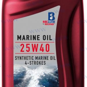 ACEITE MARINO 25W40 MEZCLA SINT.4T 6X1LT
