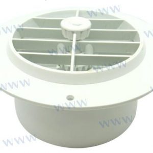 REJILLA  PVC AJUSTABLE BLANCA DIM. 100MM